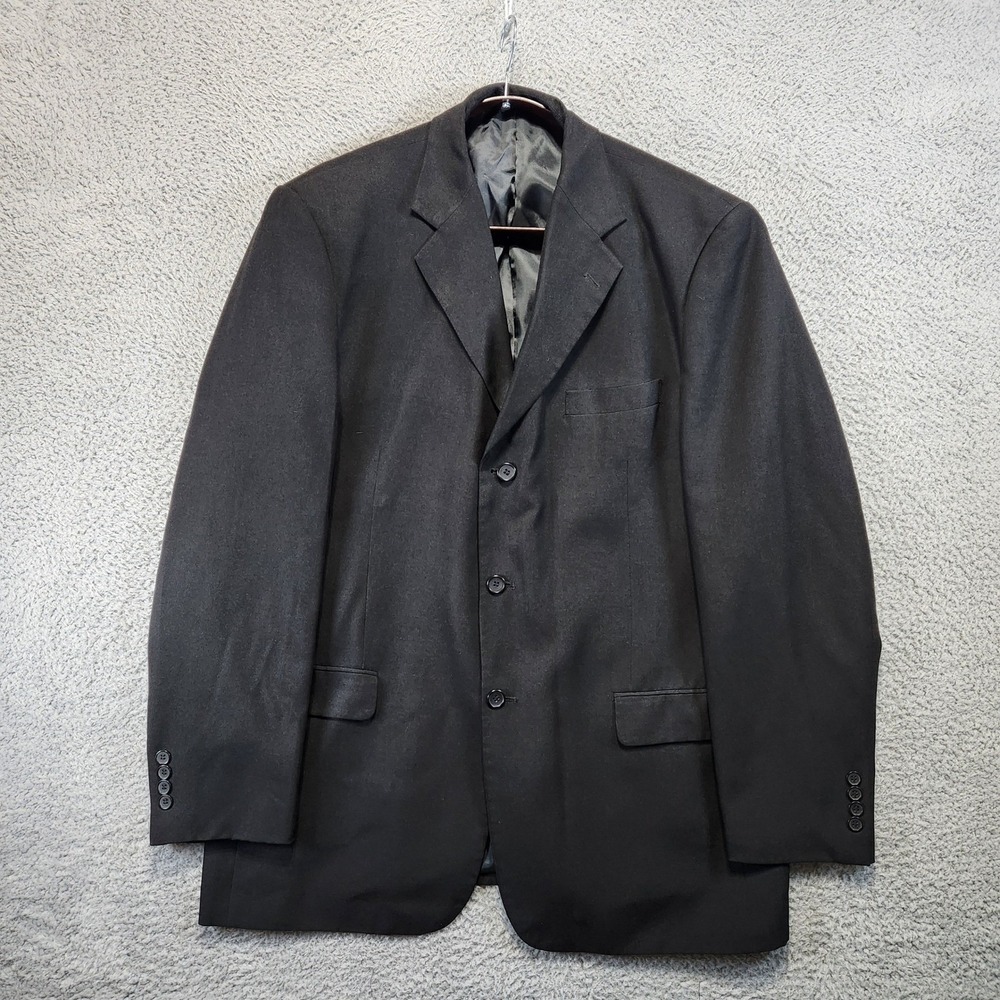 Moda Christiano 2 Piece Set‎ Mens 38W/44R (Pants Fit 38x31) Black Super 120's